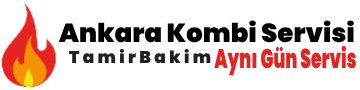 Ankara Kombi Servisi açık zemin uyumlu siyah logo